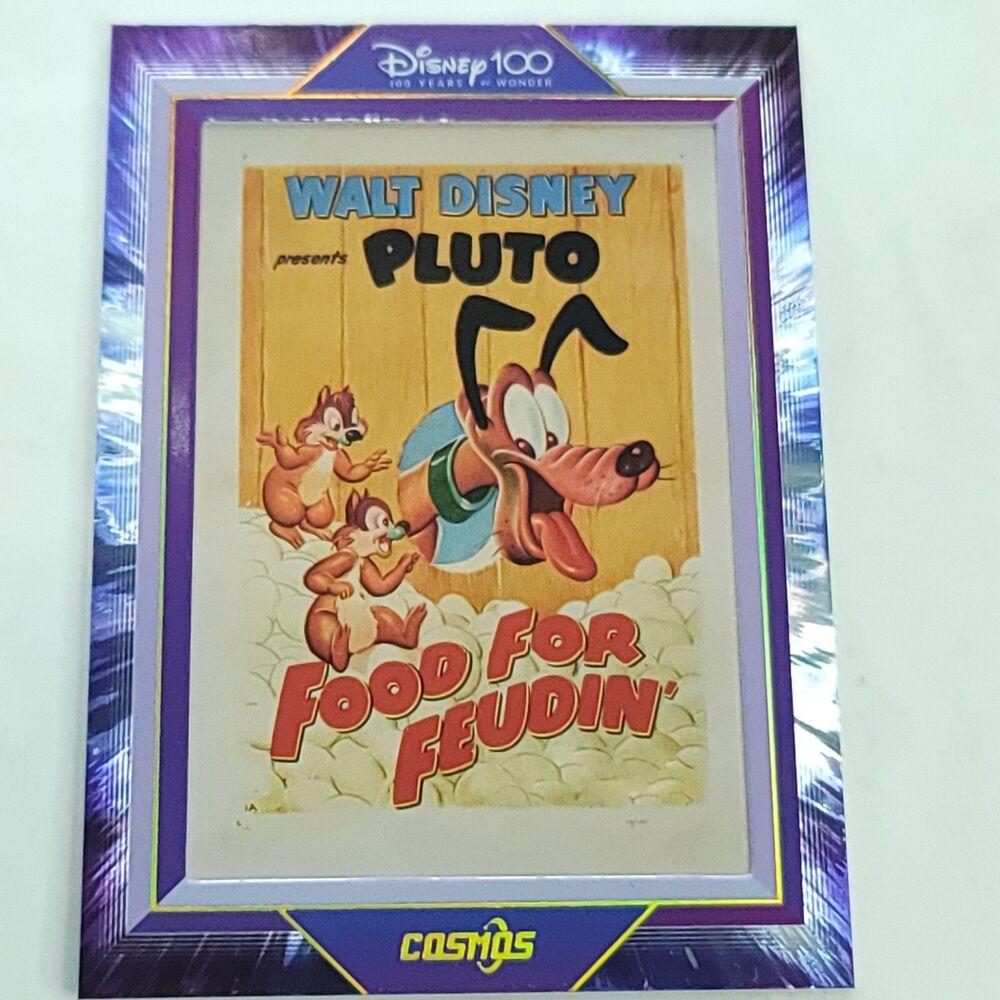 Pluto Food For Feuding Kakawow Cosmos Disney 100 All Star Movie Poster 183/288
